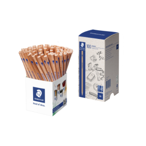 Staedtler Natural Graphite HB Pencil - Cup of 100