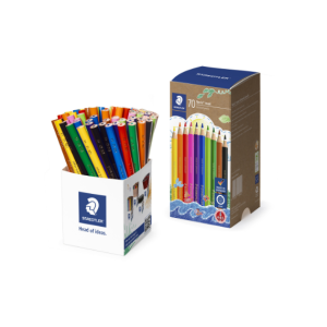 Staedtler Noris Maxi Learner Coloured Pencils - Assorted Cup of 70