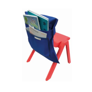 Writer Nylon Chair Bags, 2 Pockets, 455mm Wide - Blue