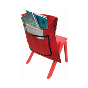 Writer Nylon Chair Bags, 2 Pockets, 455mm Wide - Red