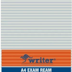 Writer A4 Exam Paper 60gsm 8mm ruled 500 sheets
