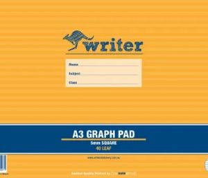 Writer A3 5mm 40 leaf Graph pad