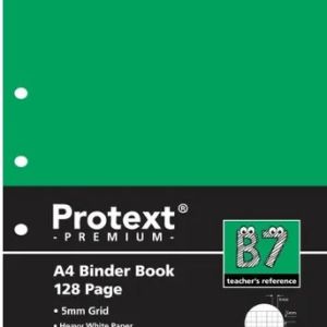 Protext Premium A4 Binder Grid 5mm 128pg - B7