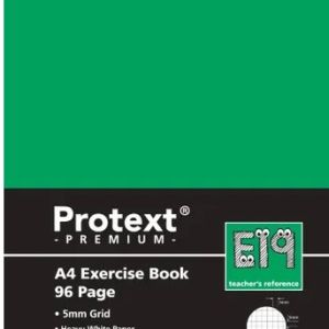 Protext Premium A4 Exercise Book Grid 5mm 96pg - E19