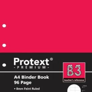 Protext Premium A4 Binder Book ruled 8mm 96pg + margin - B3