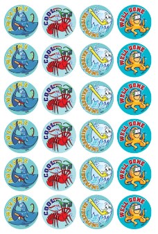 Merit Stickers - Sea Creatures (Pack of 96)