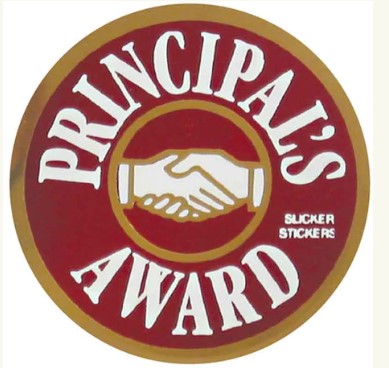 School Merit Stickers - #Principal's Award (100 stickers) - LJ Harper