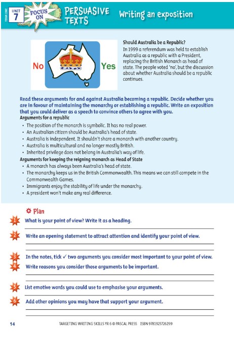 Targeting Writing Skills 6.10