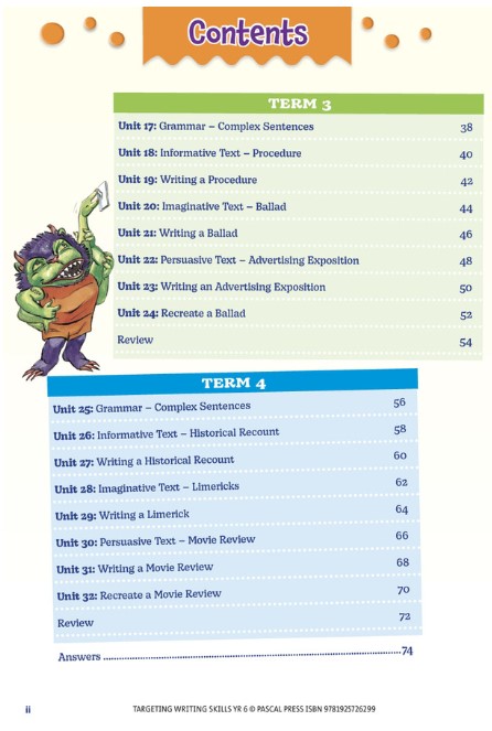 Targeting Writing Skills 6.2