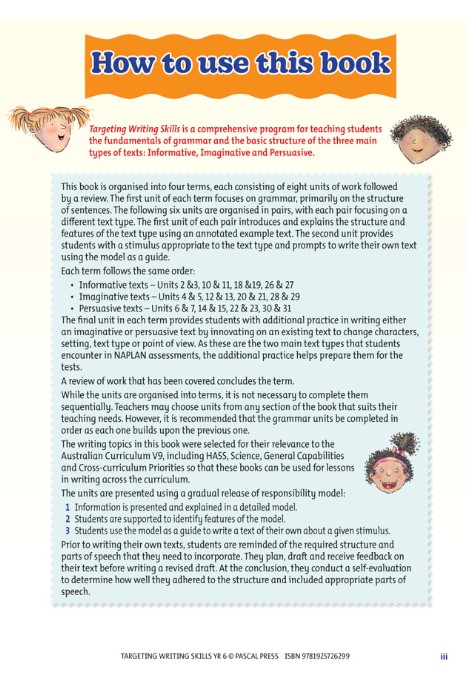 Targeting Writing Skills 6.3