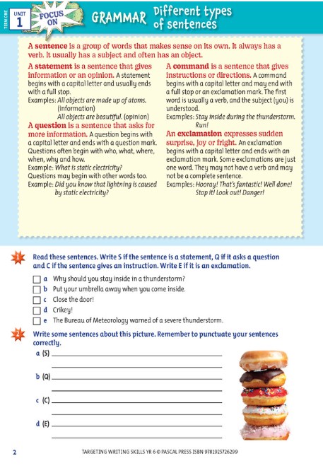 Targeting Writing Skills 6.4