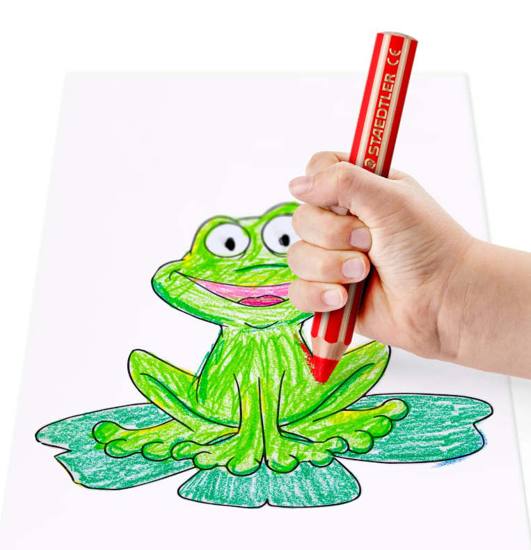 Staedtler Noris junior -3 in 1 kids' colouring pencil Bx 18 - Image 2
