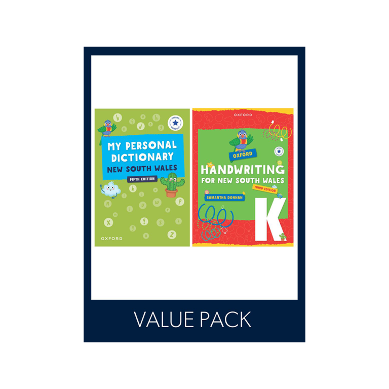 Hand Writing Values Oxford Handwriting Value Pack NSW Year F - LJ Harper